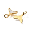 Ion Plating(IP) 304 Stainless Steel Charms STAS-Q335-08G-2