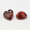 Cubic Zirconia Pointed Back Cabochons ZIRC-M005-9mm-013-2
