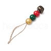 Iron Bell Pendant Decorations HJEW-JM02506-01-4
