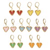 304 Stainless Steel Leverback Earrings for Women EJEW-MZ00408-2