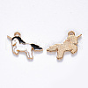 Alloy Enamel Pendants ENAM-S121-036C-1