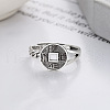 925 Sterling Silver Adjustable Finger Rings FS-WG2A94A-01-2