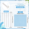 BENECREAT 60Pcs 925 Sterling Silver Flat Head Pins STER-BC0002-17B-2