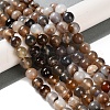 Natural Striped Agate/Banded Agate Beads Strands G-Z060-A01-B14-2