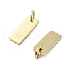 Geometric Figure Style 304 Stainless Steel Stamping Blank Tag Charms STAS-D302-03A-2