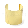 Brass Plain Wide Cuff Bangles BJEW-D039-04G-2