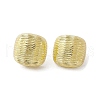 Brass Stud Earrings EJEW-M244-02G-2