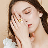 304 Stainless Steel Open Cuff Rings RJEW-UN00018-6
