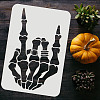 Large Plastic Reusable Drawing Painting Stencils Templates DIY-WH0202-449-3