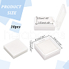 Square Acrylic Loose Diamond Storage Box with Sponge CON-WH0095-96-2