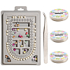 Plastic Flocked Bead Design Boards ODIS-YW0001-05-1