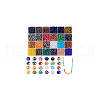AHADERMAKER Electroplate Glass Beads Strands EGLA-GA0001-21A-7