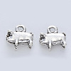 Tibetan Style Alloy Pendants X-TIBE-R316-077AS-RS-2