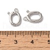 Brass Fold Over Clasps KK-H483-06B-4