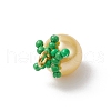 Glass Pearl Pendants PALLOY-MZ00745-04-4