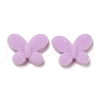 Flocky Acrylic Beads OACR-C018-03-2