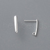 304 Stainless Steel Stud Earring Findings STAS-H436-22S-1
