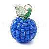 Seed Beads Beaded Pendants PALLOY-TA00159-04-1