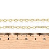Brass Textured Cable Chain Necklaces NJEW-M108-34G-3