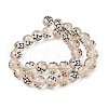 Luminous Handmade Enamel Gold Sand Glass Beads Strands LAMP-U004-08H-3