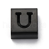 Ion Plating(IP) 304 Stainless Steel Square Slide Charms STAS-L132-09U-B-1