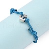 Adjustable Waxed Cotton Thread Cords Bracelets BJEW-PH01162-05-1