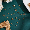 ARRICRAFT 60pcs 6 styles Brass Cup Pearl Peg Bails Pin Pendants FIND-AR0005-35-4