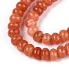 Dyed Natural White Jade Beads Strands G-T139-59A-06-3