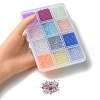 144g 12 Colors Transparent Electroplate Glass Beads GLAA-YW0001-93-4