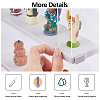 2-Tier Assemble Wall Mounted Acrylic Minifigures Display Case AJEW-WH0479-94A-3