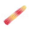 Gradient Color Baking Painted Glass Bead Strands DGLA-A039-T4mm-A02-1