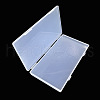 Transparent Plastic Storage Box CON-WH0070-10A-4
