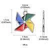 Alloy Enamel Pendants ENAM-YW0002-35B-3
