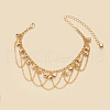 Bohemian Bell Alloy Tassel Anklets for Women FS-WG4DBF7-01-3