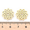 304 Stainless Steel Filigree Joiners Links STAS-T044-40G-2
