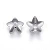 304 Stainless Steel Flower Bead Caps STAS-G124-28P-2