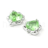 Brass Micro Pave Cubic Zirconia Charms KK-L208-06P-06-3