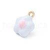 Alloy Enamel Charms ENAM-E362-10B-2
