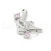 Brass Micro Pave Cubic Zirconia Pendants KK-M326-14P-2