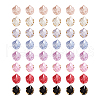 160Pcs 8 Styles Hot Stamping Opaque Resin Pendants RESI-TA0001-48-9