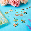 Alloy Enamel Pendant Decorations HJEW-TAC0042-6