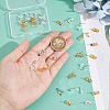 Unicraftale 32Pcs 2 Colors Brass Clip-on Earring Findings KK-UN0001-87-4