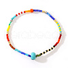 Bohemian Style Natural Mixd Gemstone Beaded Stretch Bracelets for Women LO1270-2-2