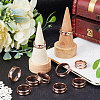 SUNNYCLUE 12Pcs 6 Size 304 Stainless Steel Grooved Finger Ring Settings RJEW-SC0001-04-5