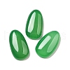 Natural Green Onyx Agate(Dyed and Heated) Cabochons G-Q018-06A-1