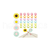  Sunflower Silicone Knitting Needle Point Protectors DIY-NB0010-91-7