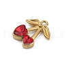 304 Stainless Steel Glass Charms STAS-D366-06B-G-2