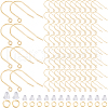 SOFPLATE 150Pcs 304 Stainless Steel Earring Hooks DIY-SP0001-02-1