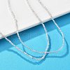 Natural Labradorite Beaded Necklaces NJEW-JN02492-07-5