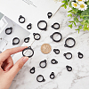 Gorgecraft 30Pcs 3 Style Silicone Pendant SIL-GF0001-19-4
